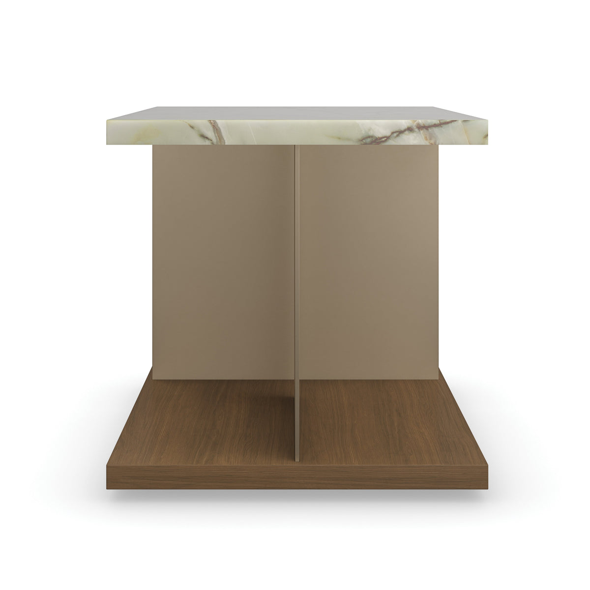 Caracole Cape Verde Side Table – back view – Lusso Furniture Miami