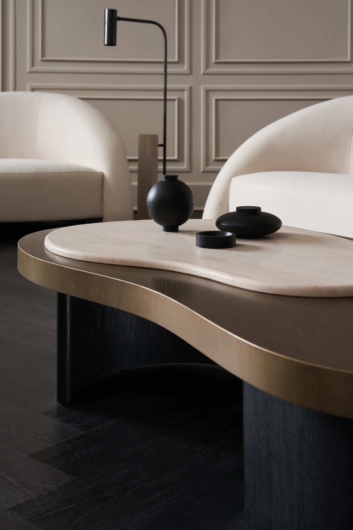 Caracole Contrast Cocktail Table – detail – Lusso Furniture Miami