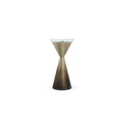 Caracole Spy Glass Table – front view – Lusso Furniture Miami