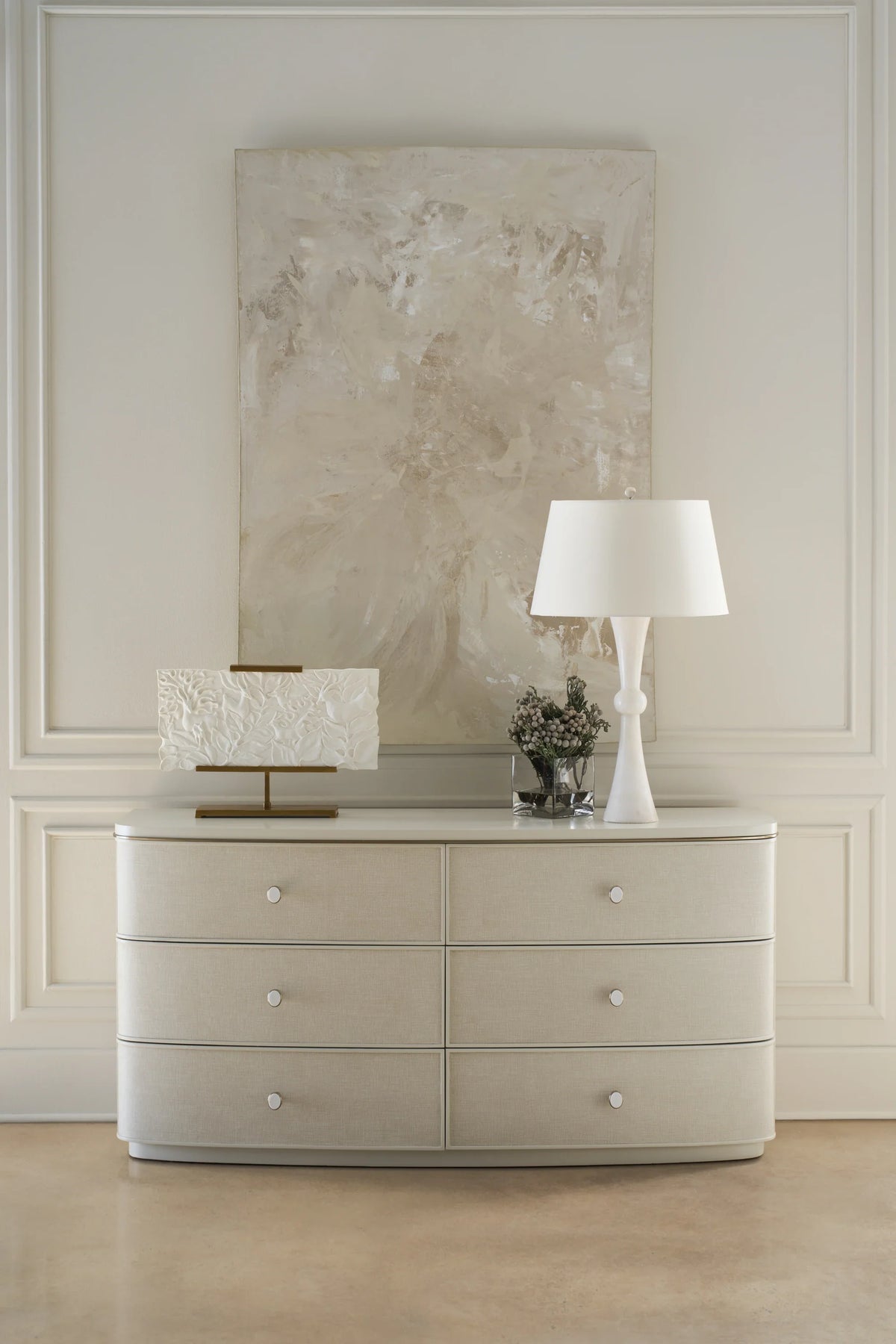 Caracole Lyon Dresser – angle view – Lusso Furniture Miami