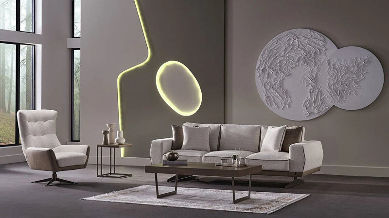 Ravelly Living Room Set (Beatto White)-zoom-