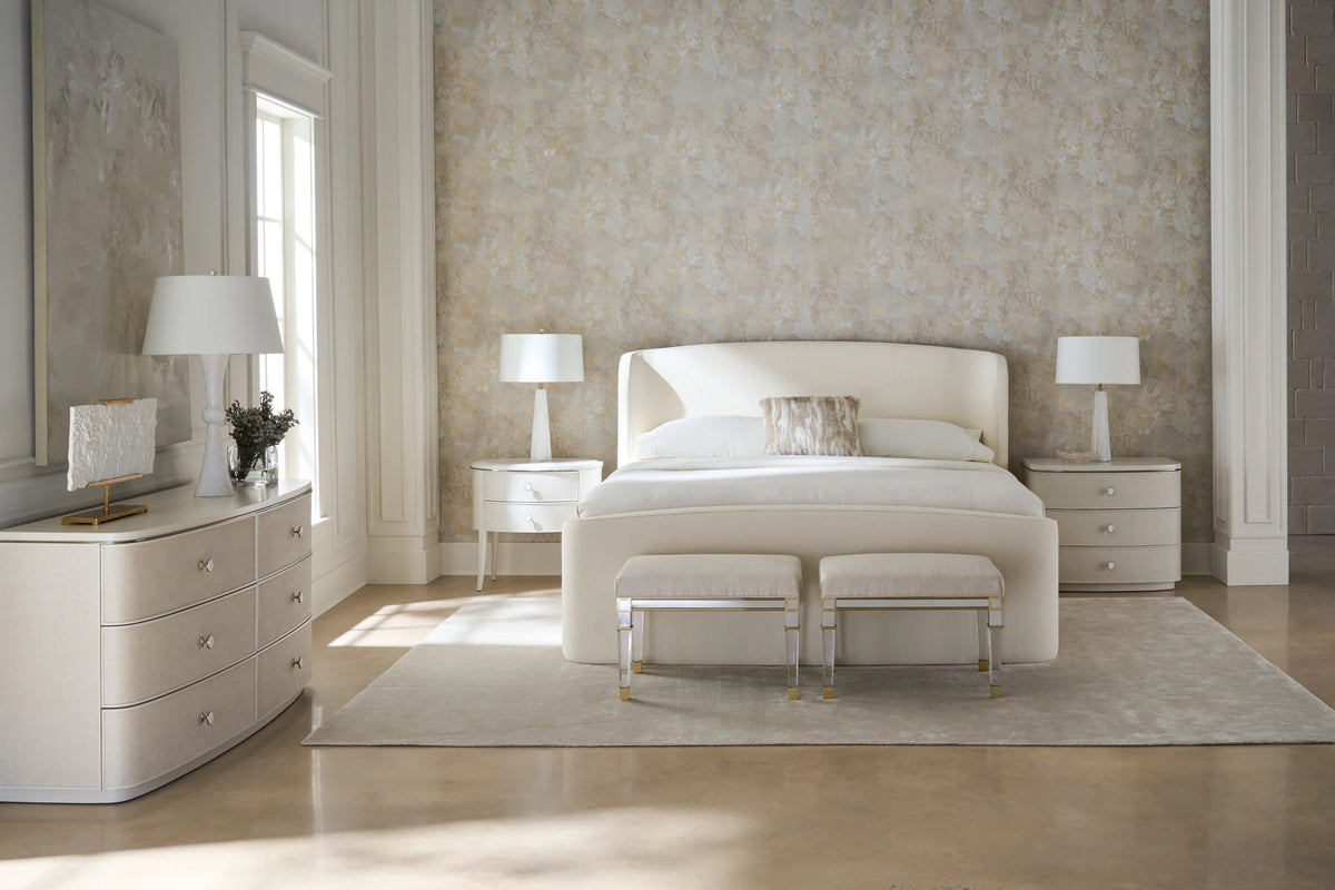 Caracole Bruges Nightstand – angle view – Lusso Furniture Miami