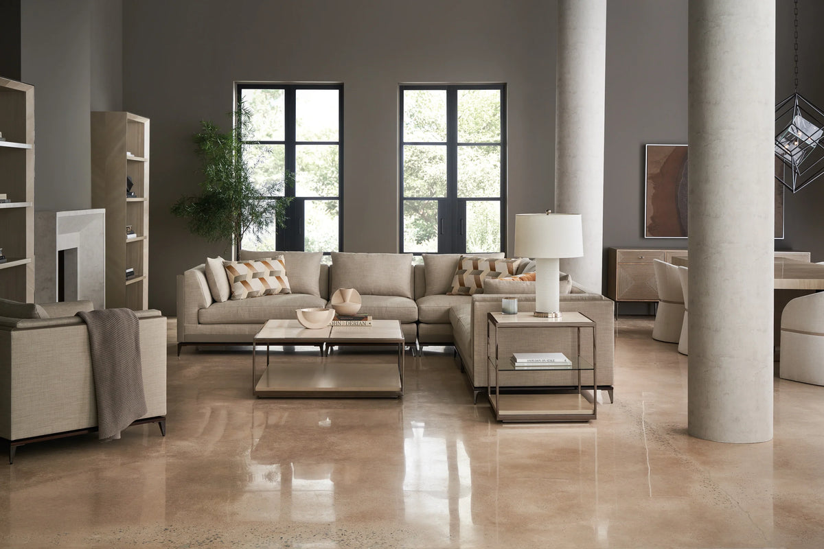 Caracole High Rise Cabinet – back view – Lusso Furniture Miami