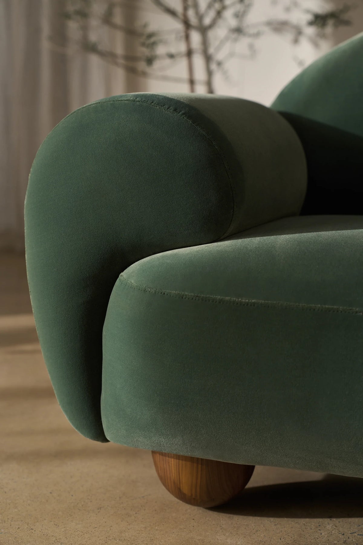 Caracole Cypress Chaise – side view – Lusso Furniture Miami