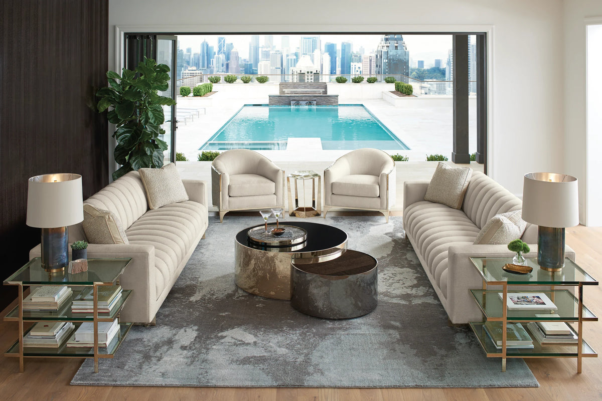 Caracole Gem Side Table – angle view – Lusso Furniture Miami