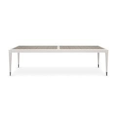 Caracole Lattice Gather Dining Table – front view – Lusso Furniture Miami