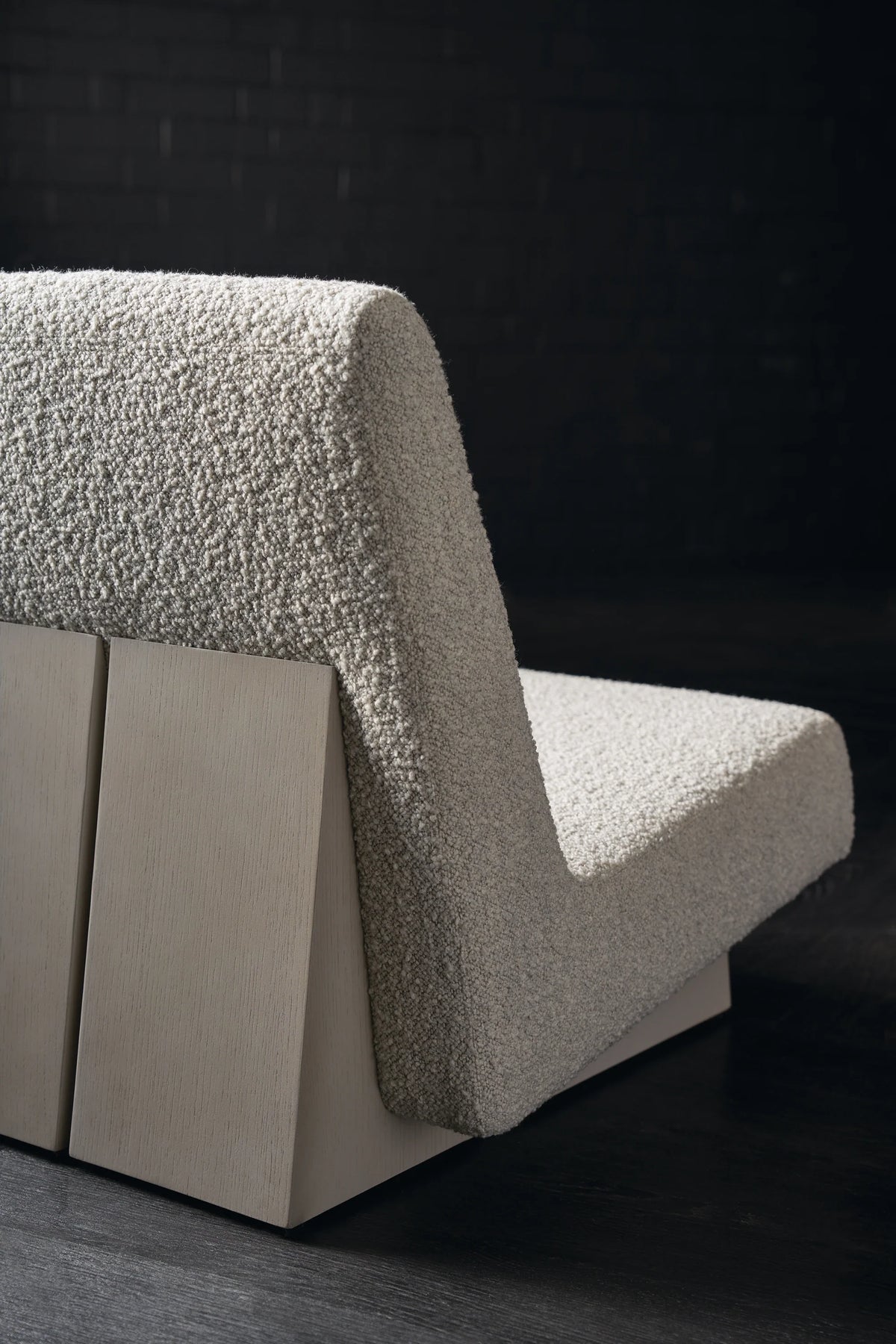 Caracole Indi Accent Chair – side view – Lusso Furniture Miami