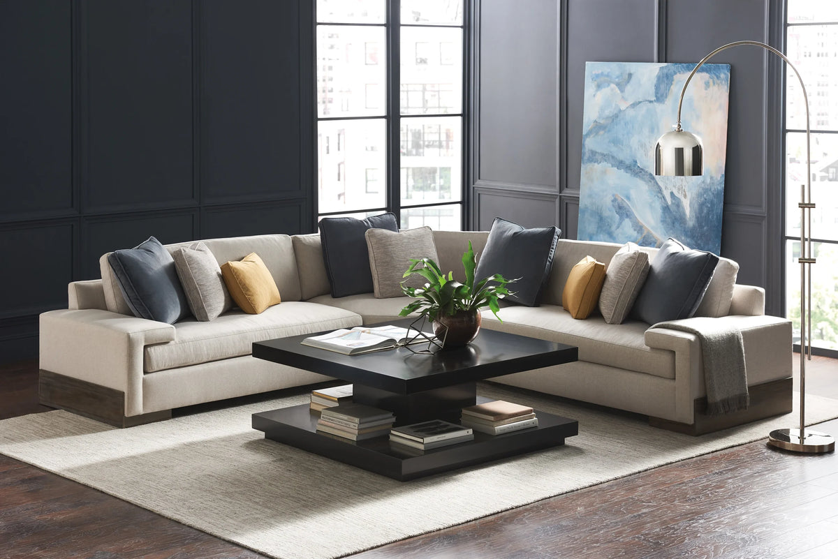 Caracole Shelfish Sectional Components – view 13 – Lusso Furniture Miami