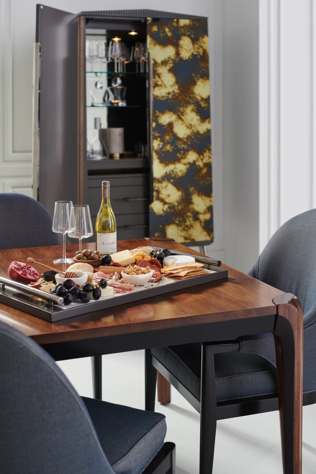 Caracole Room For More Dining Table – top view – Lusso Furniture Miami