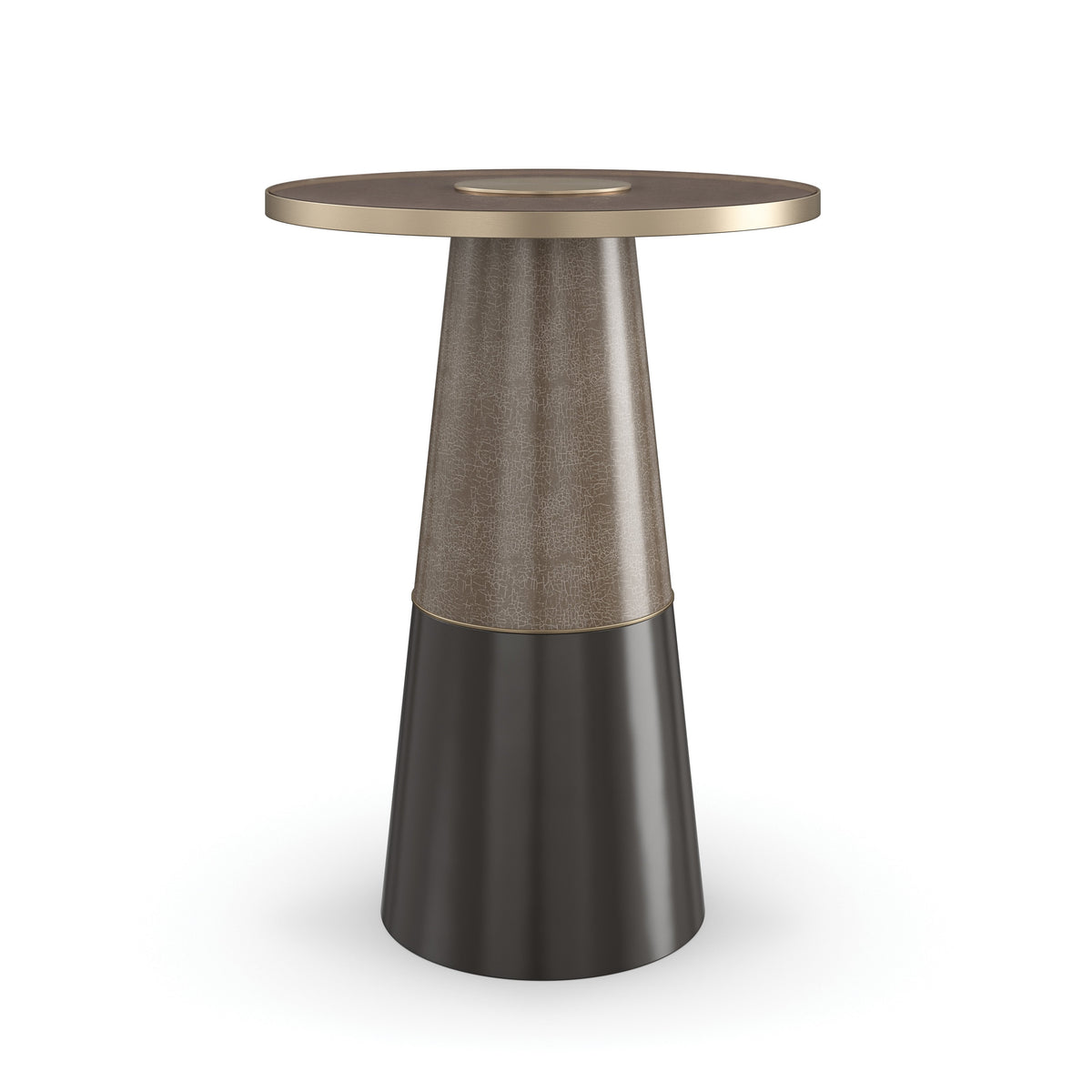 Caracole Aperture End Table – front view – Lusso Furniture Miami