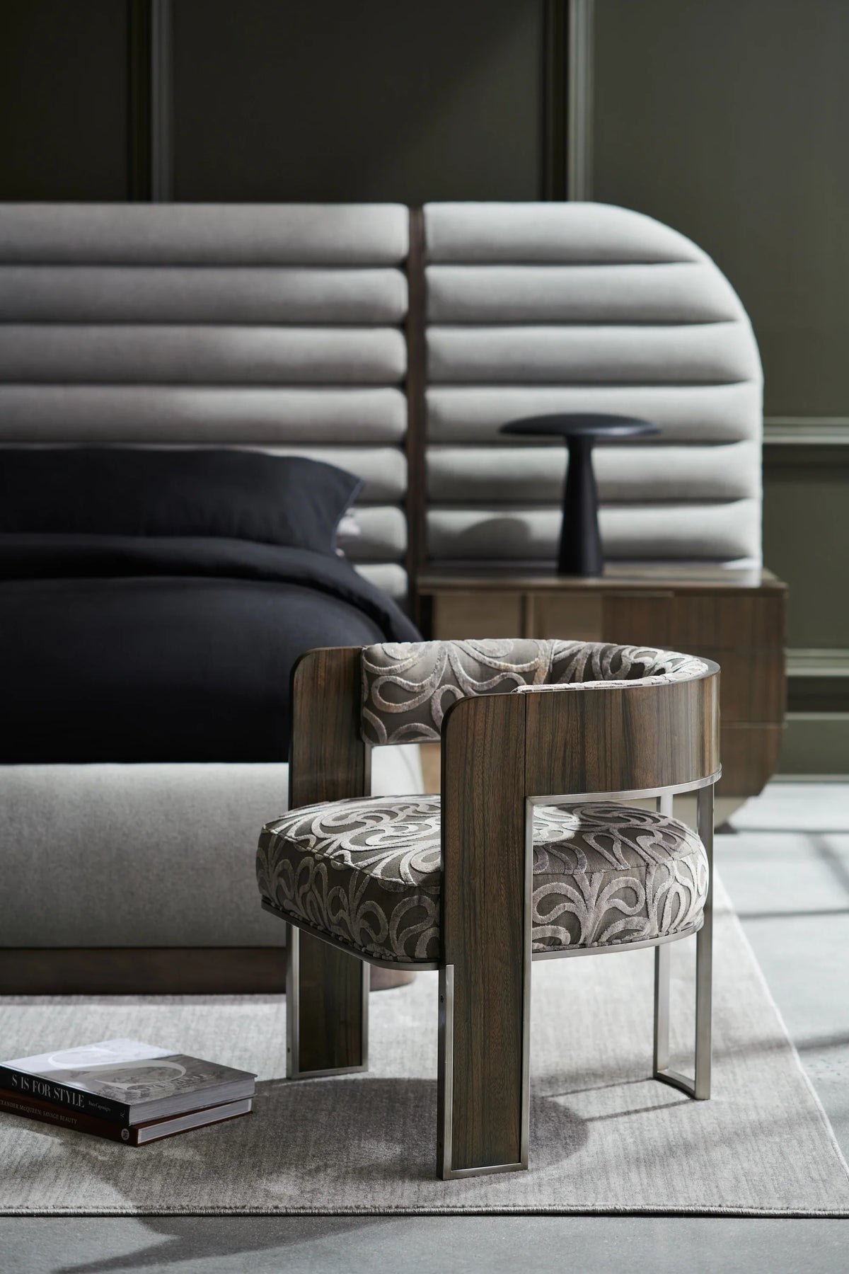 Caracole Streamliner Chair – angle view – Lusso Furniture Miami