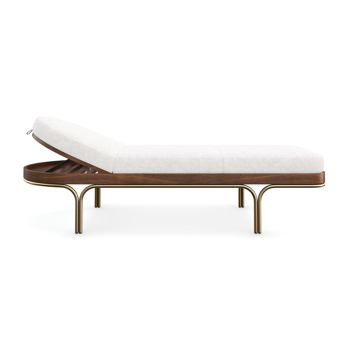 Caracole Rhythm Chaise – front view – Lusso Furniture Miami