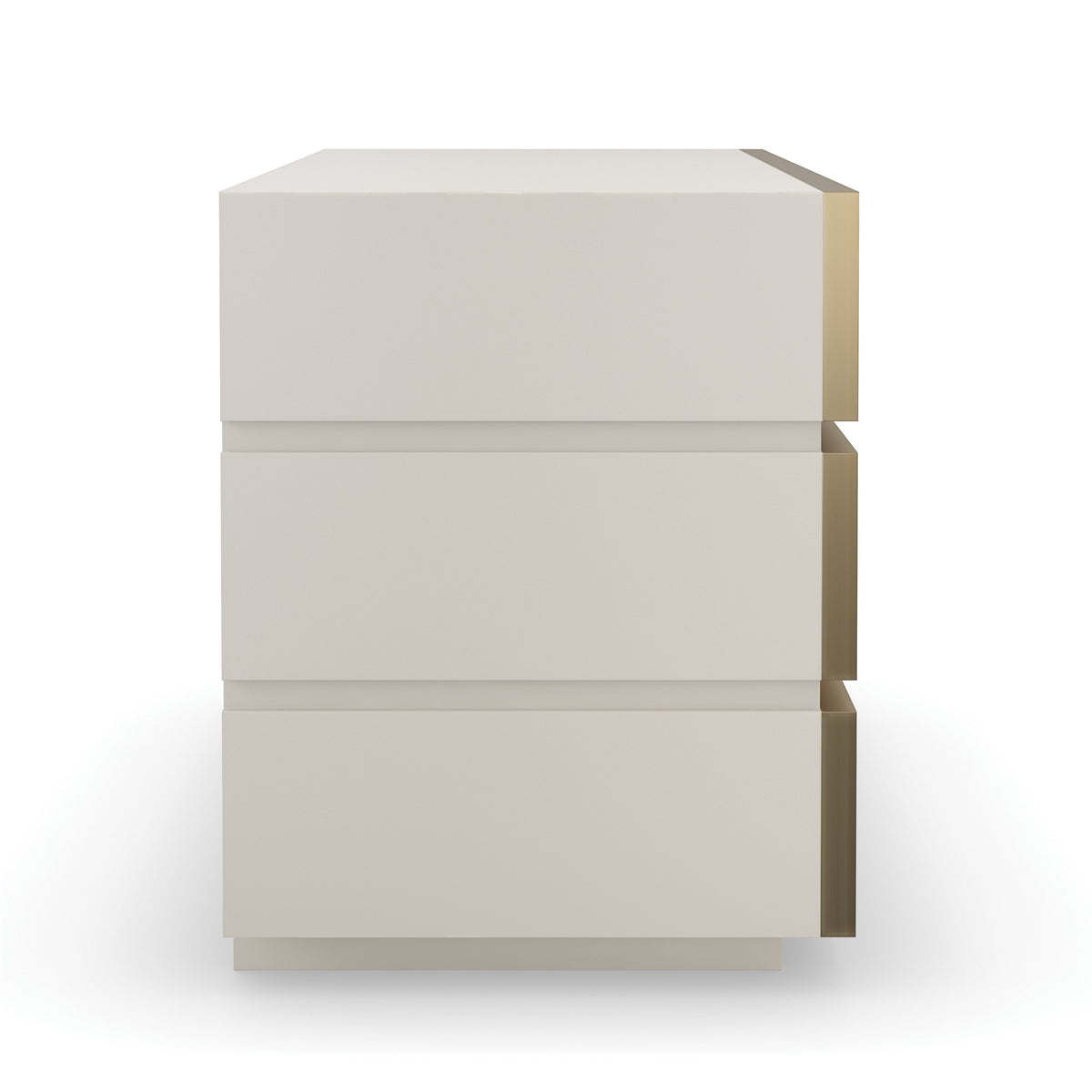 Caracole Bedrock Nightstand – back view – Lusso Furniture Miami