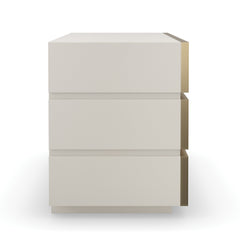 Caracole Bedrock Nightstand – back view – Lusso Furniture Miami