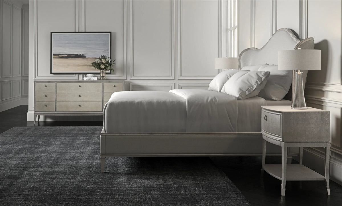 Caracole Bedtime Beauty Bed – back view – Lusso Furniture Miami