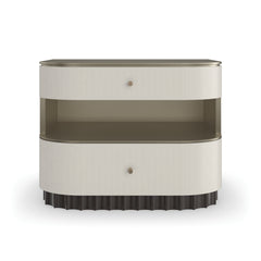 Caracole Deep Sleep Nightstand – front view – Lusso Furniture Miami