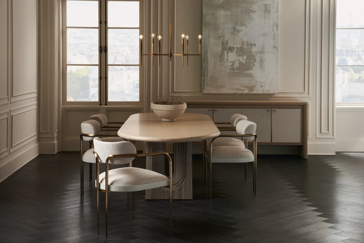 Caracole Unity Credenza – angle view – Lusso Furniture Miami