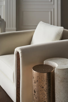 Caracole Dimitri Chair – side view – Lusso Furniture Miami