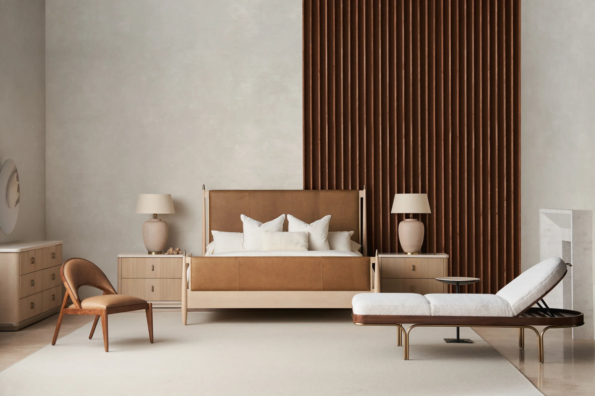 Caracole Rhythm Bed – room setting – Lusso Furniture Miami