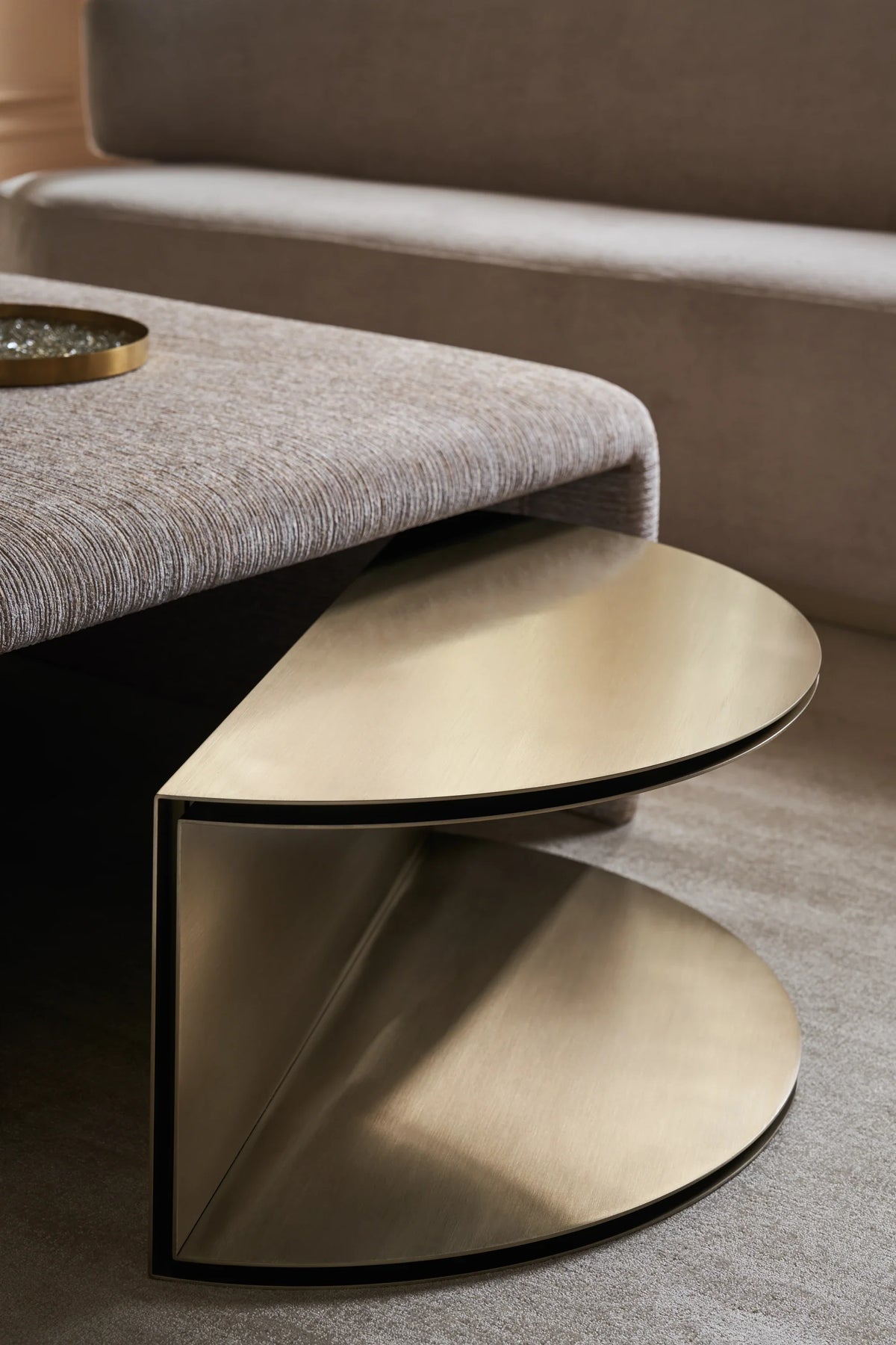 Caracole All Together Cocktail Table – side view – Lusso Furniture Miami