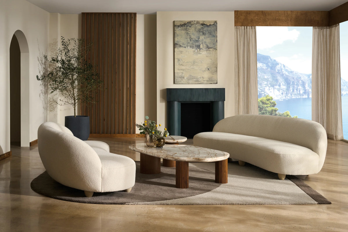 Caracole Seychelles Cocktail Table – angle view – Lusso Furniture Miami