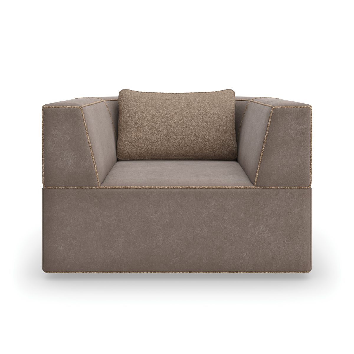 Caracole Marbella Chair – front view – Lusso Furniture Miami