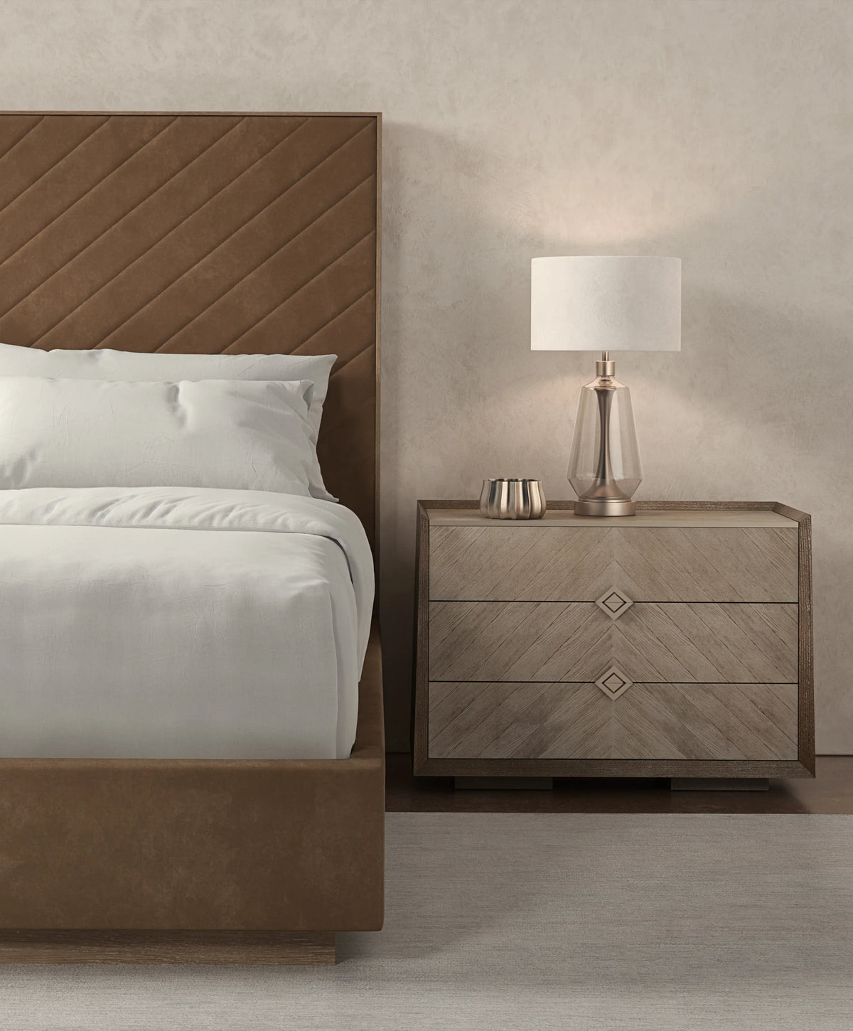 Caracole Meet U in the Middle Bed – view 12 – Lusso Furniture Miami