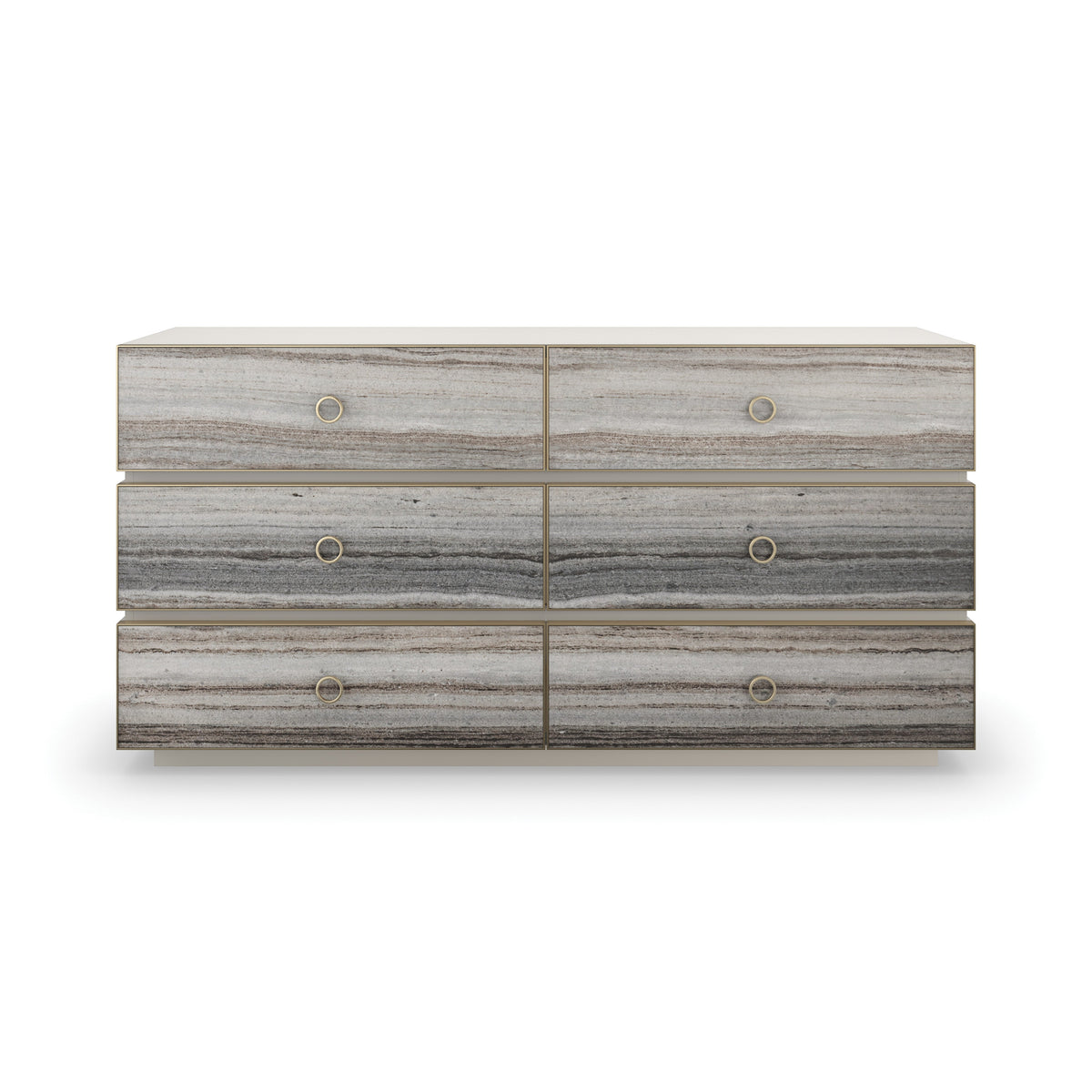 Caracole Bedrock Dresser – front view – Lusso Furniture Miami