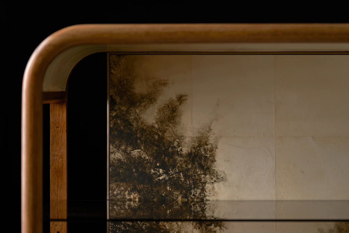 Caracole Fairmont Bar Cabinet – side view – Lusso Furniture Miami