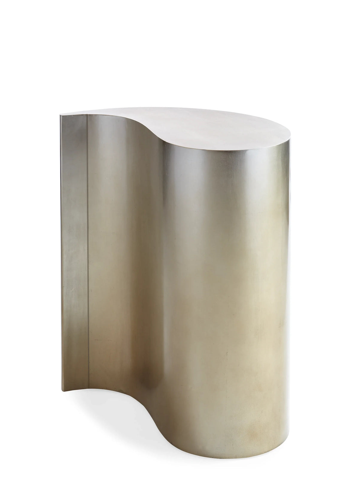 Caracole End Quote Side Table – side view – Lusso Furniture Miami