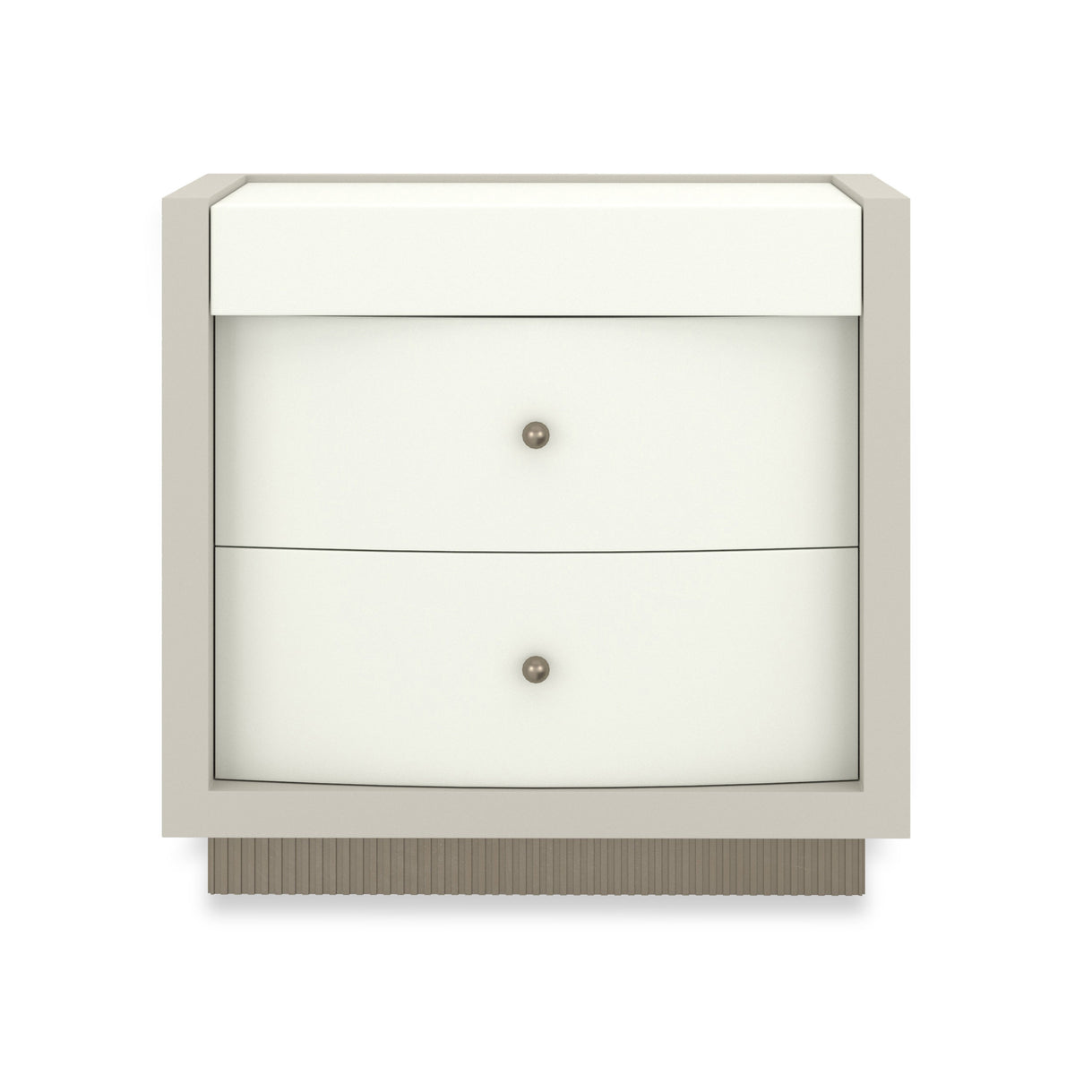 Caracole Calais Nightstand – front view – Lusso Furniture Miami