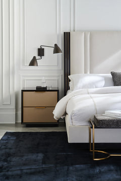Caracole Wrap Nightstand – angle view – Lusso Furniture Miami