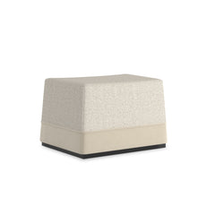 Caracole Et Voila Ottoman – top view – Lusso Furniture Miami