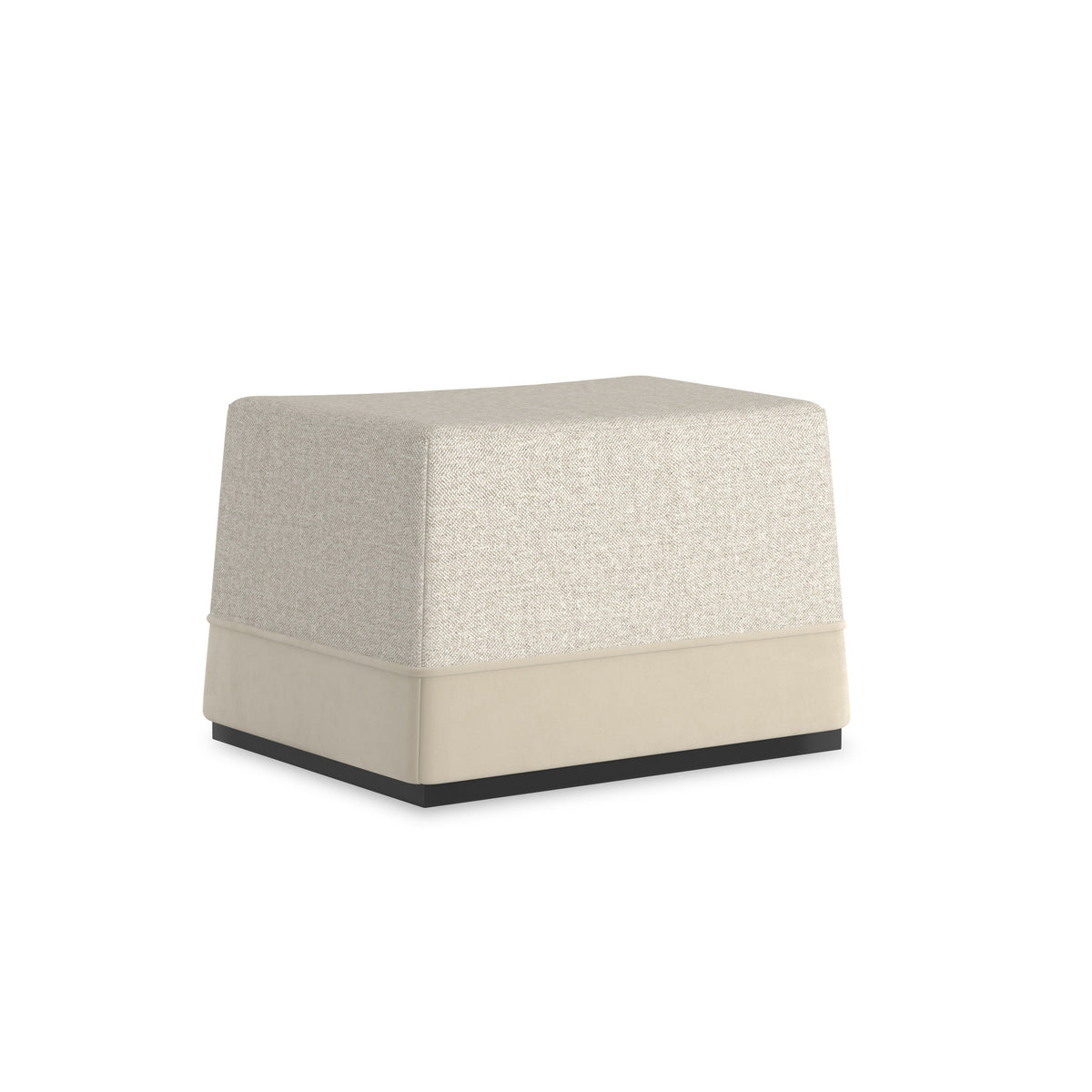 Caracole Et Voila Ottoman – top view – Lusso Furniture Miami