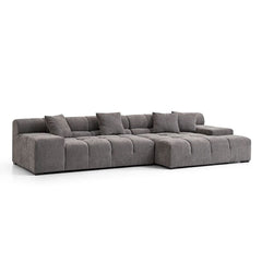 Midtown Sectional Graphite DARK Grey RIGHT
