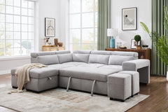 POSITANO Sectional NEW 2025 RIGHT Grey Fabric