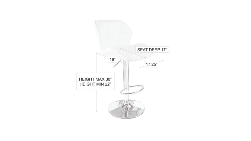 Diamond Barstool Grey-zoom-