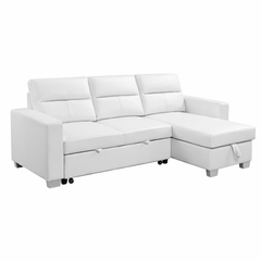Daniel Reversible Sectional White