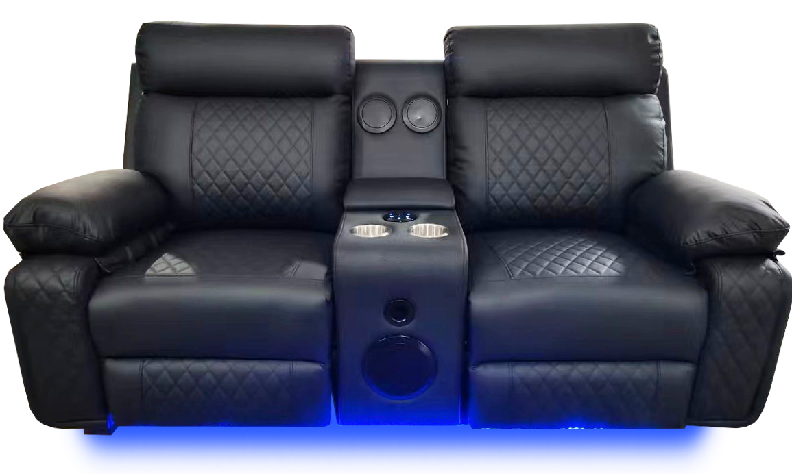 BALTIMORE POWER RECLINER SOFA SET BLACK