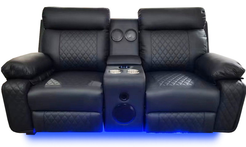 BALTIMORE POWER RECLINER SOFA SET BLACK-zoom-