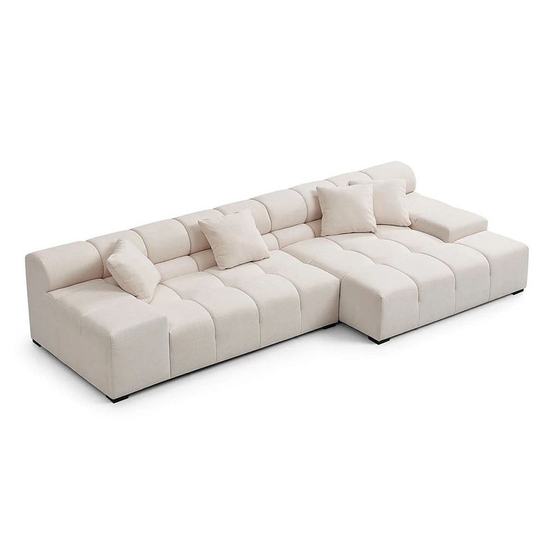 Midtown Sectional Cream RIGHT-zoom-