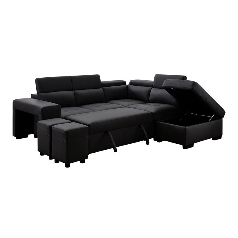 POSITANO Sectional NEW 2025 RIGHT BLACK-zoom-