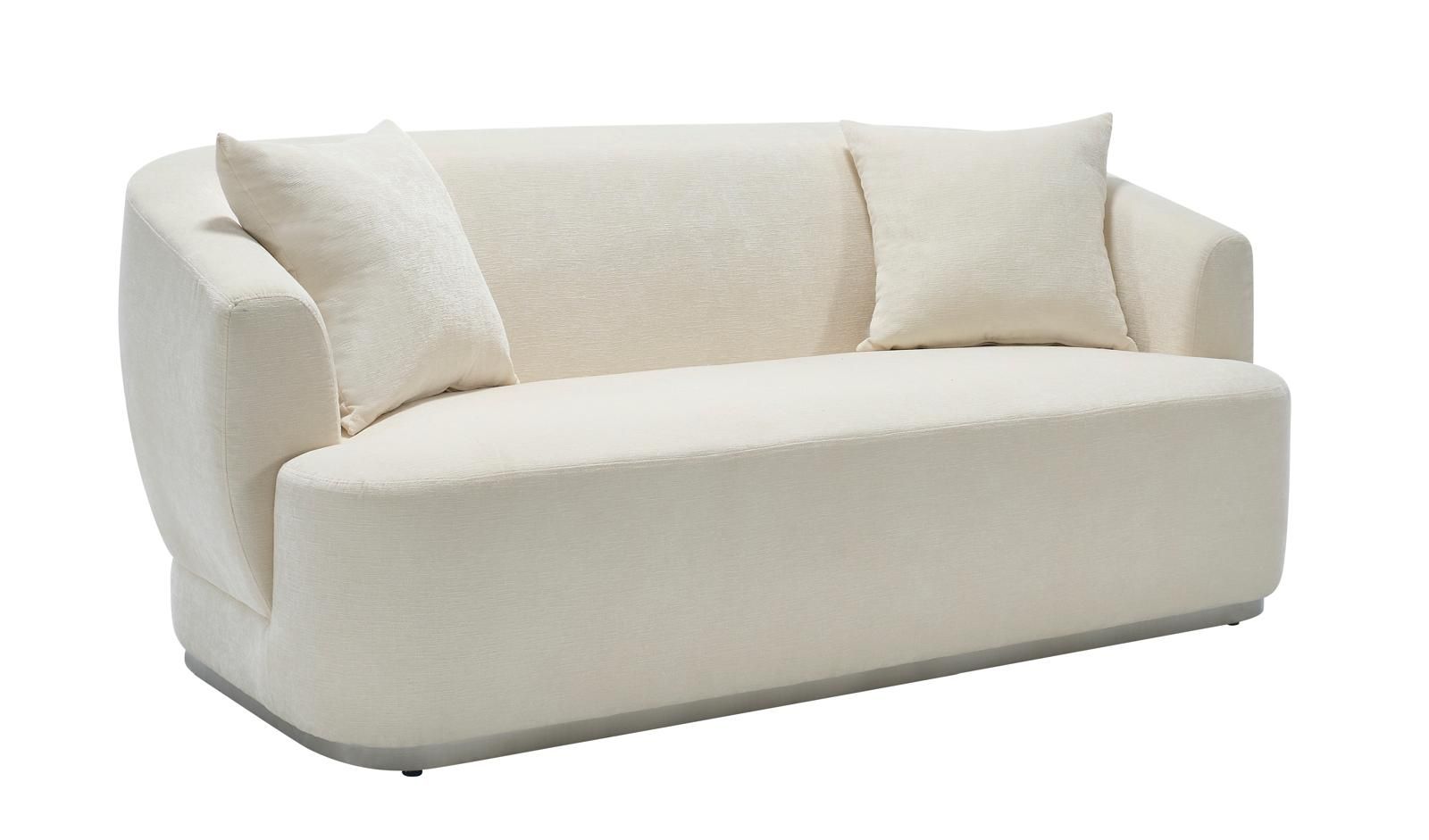 MONACO SOFA & LOVESEAT SET BEIGE