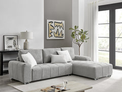 ROMA Sectional Light Grey - RIGHT