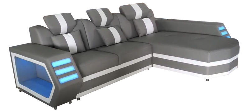 Boa Sectional LED Grey RIGHT-zoom-