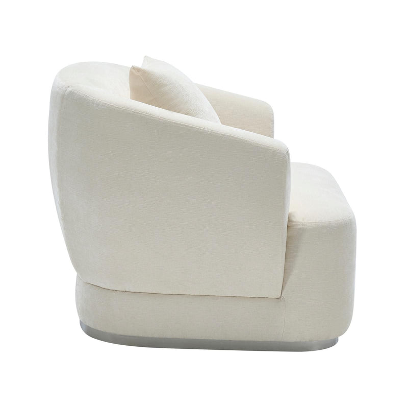 Monaco Accent Chair Beige-zoom-