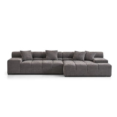 Midtown Sectional Graphite DARK Grey RIGHT