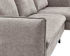 PARIS Sectional Dark Grey LEFT