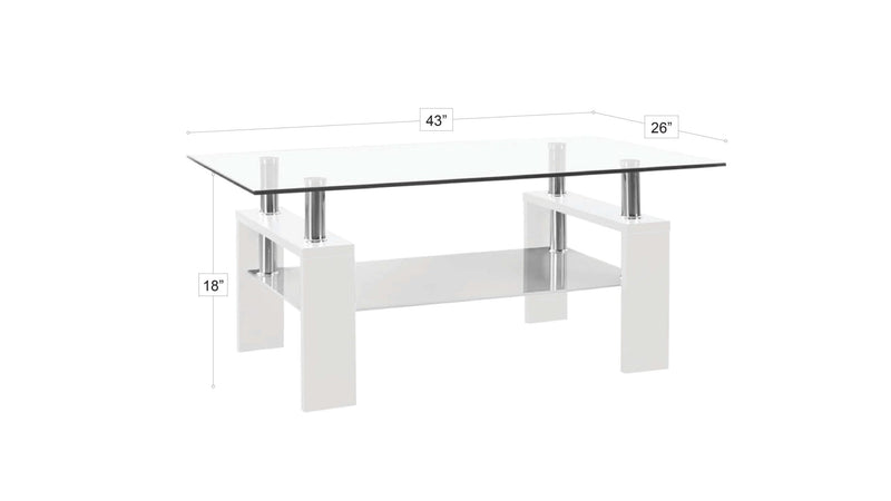 Norman Coffee Table White-zoom-