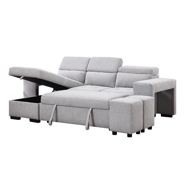 MILANO Sectional NEW 2025 Grey Fabric-zoom-